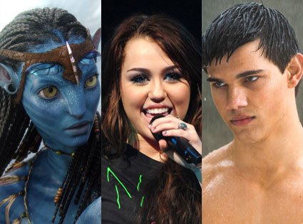 Avatar, Miley Cyrus, Taylor Lautner, New Moon Avatar, Miley Cyrus, Taylor Lautner, New Moon